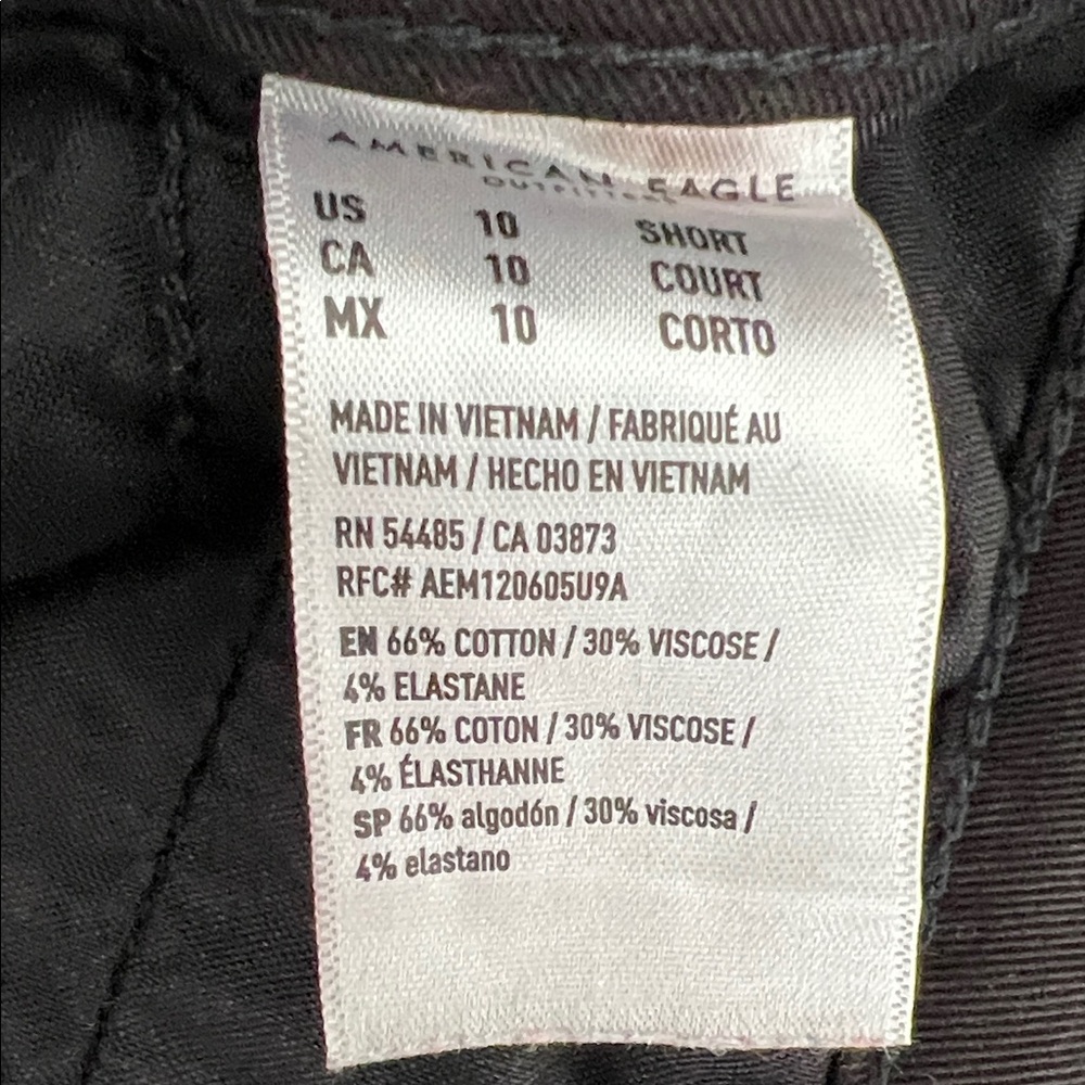 American Eagle Outfitters Black Stretch Pants - Picture 3 of 4
